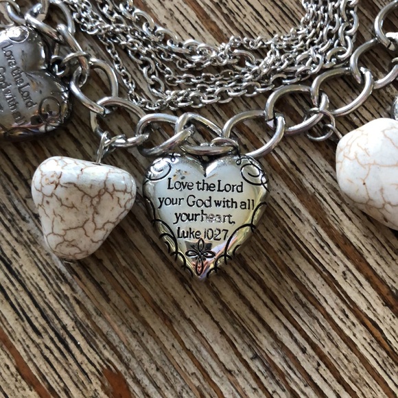 Paparazzi Jewelry Heart Necklaces & Earrings Set - Picture 2 of 7